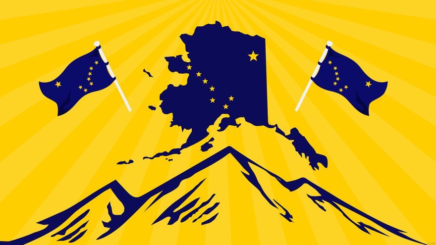 Alaska Day Design Background