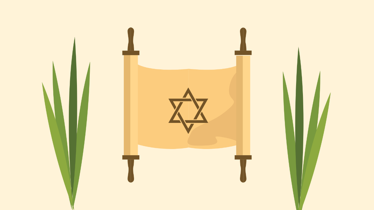 Simchat Torah Background Template