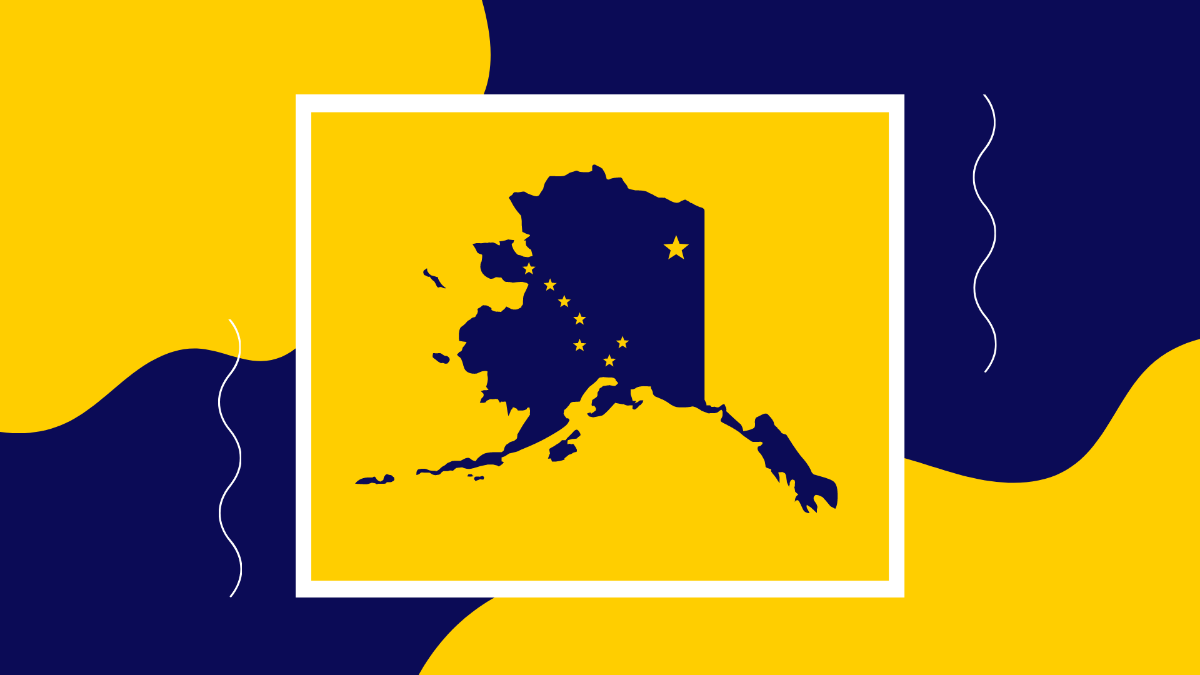 Free Alaska Day Photo Background Template
