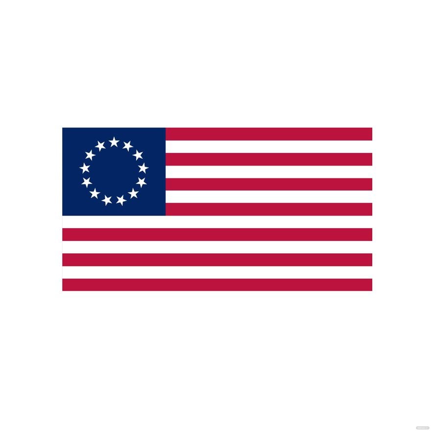 American Flag Circle Stars Clipart
