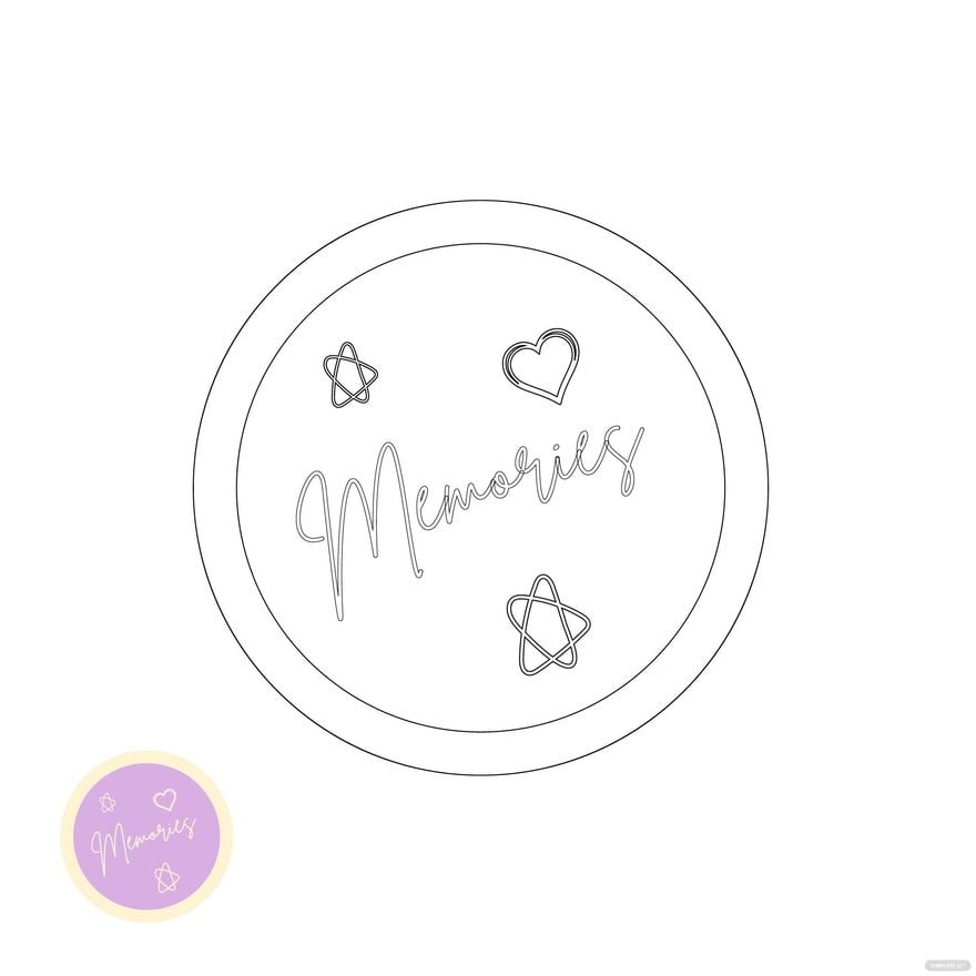 Instagram Cover Coloring Page