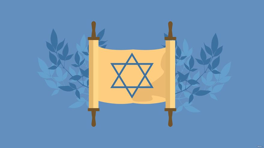 Free Simchat Torah Banner Background in PDF, Illustrator, PSD, EPS, SVG, JPG, PNG