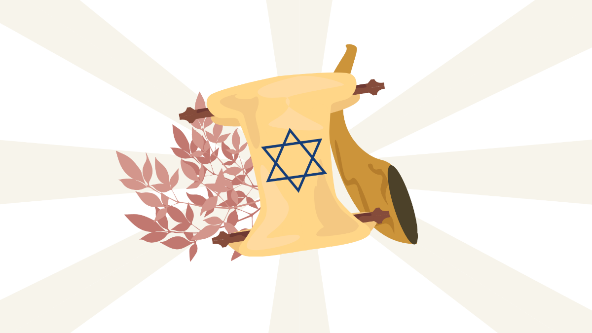 Simchat Torah Design Background Template