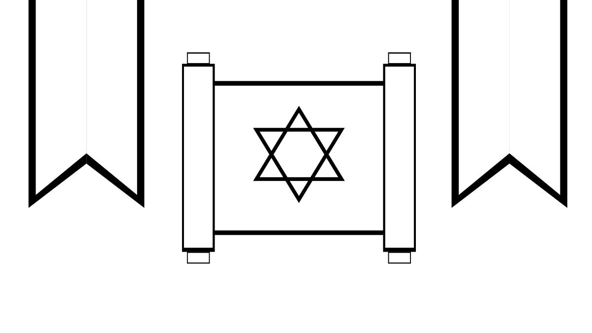 Simchat Torah Drawing Background Template