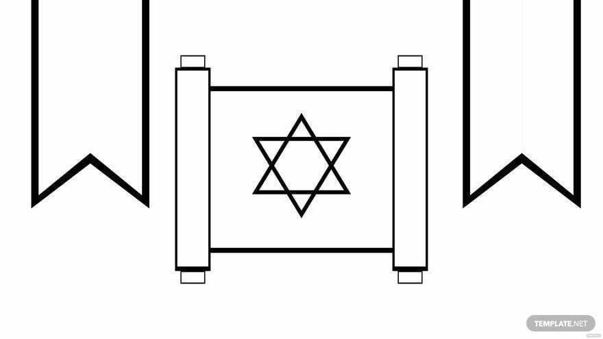Free Simchat Torah Drawing Background Download in PDF, Illustrator