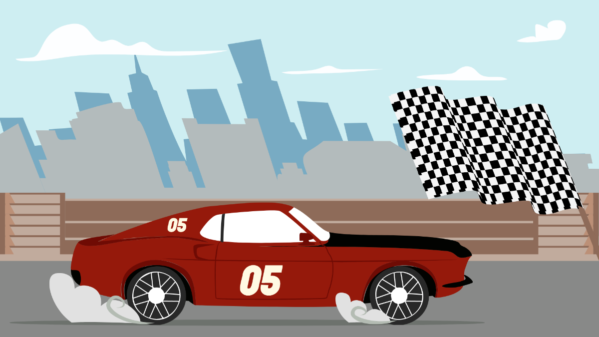 Fast Car Background Template
