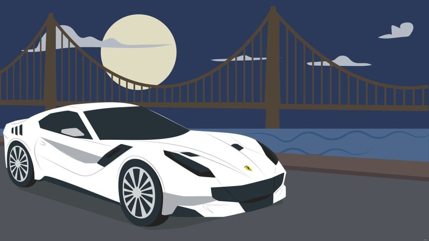 Free Luxury Car Background in Illustrator, EPS, SVG, JPG, PNG