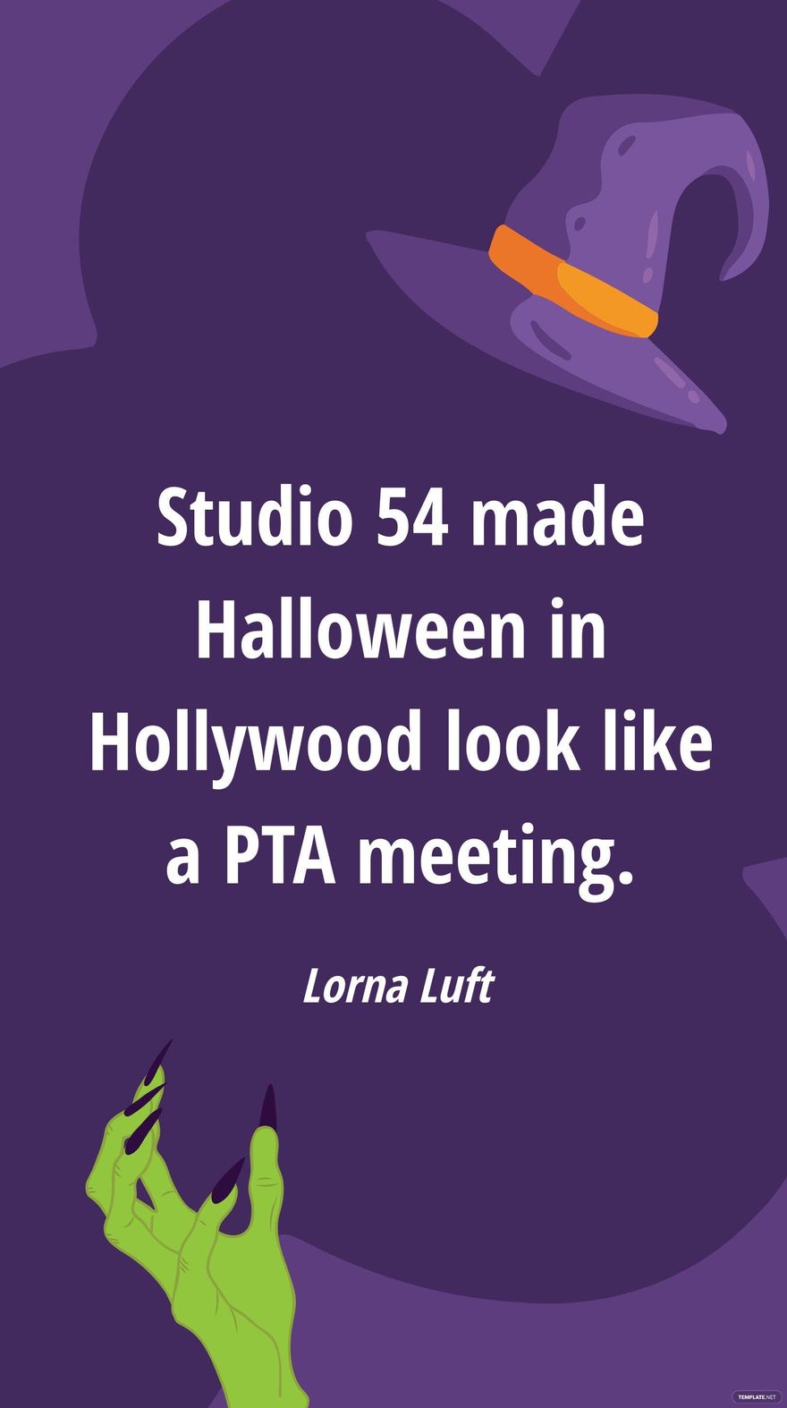 Lorna Luft - Studio 54 made Halloween in Hollywood look like a PTA meeting.