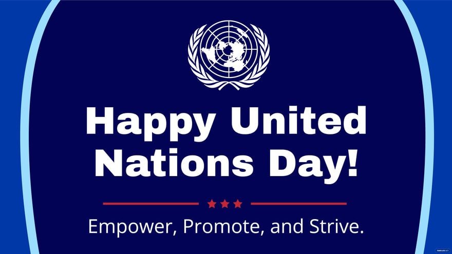 United Nations Day Greeting Card Background