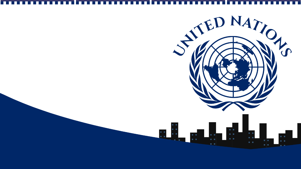 Free United Nations Day Background Template