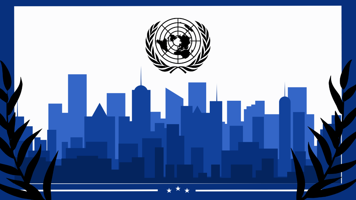 United Nations Day Vector Background