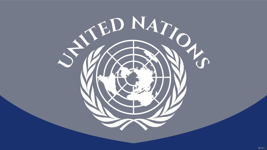 United Nations Day Photo Background Template