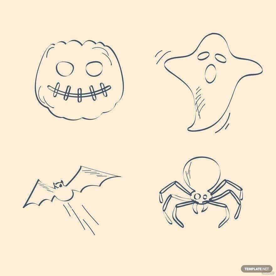 Halloween Sketch Vector