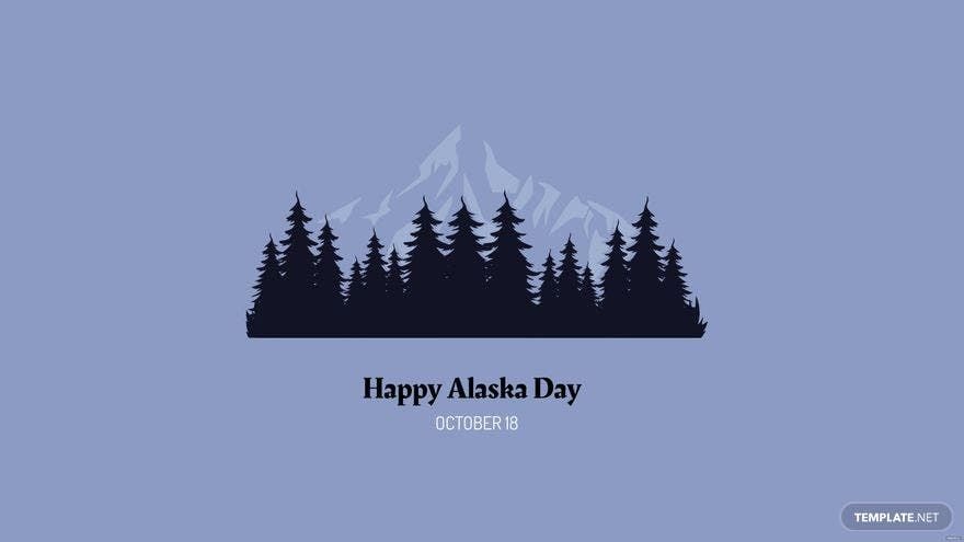 High Resolution Alaska Day Background in PDF, Illustrator, PSD, EPS, SVG, JPG, PNG