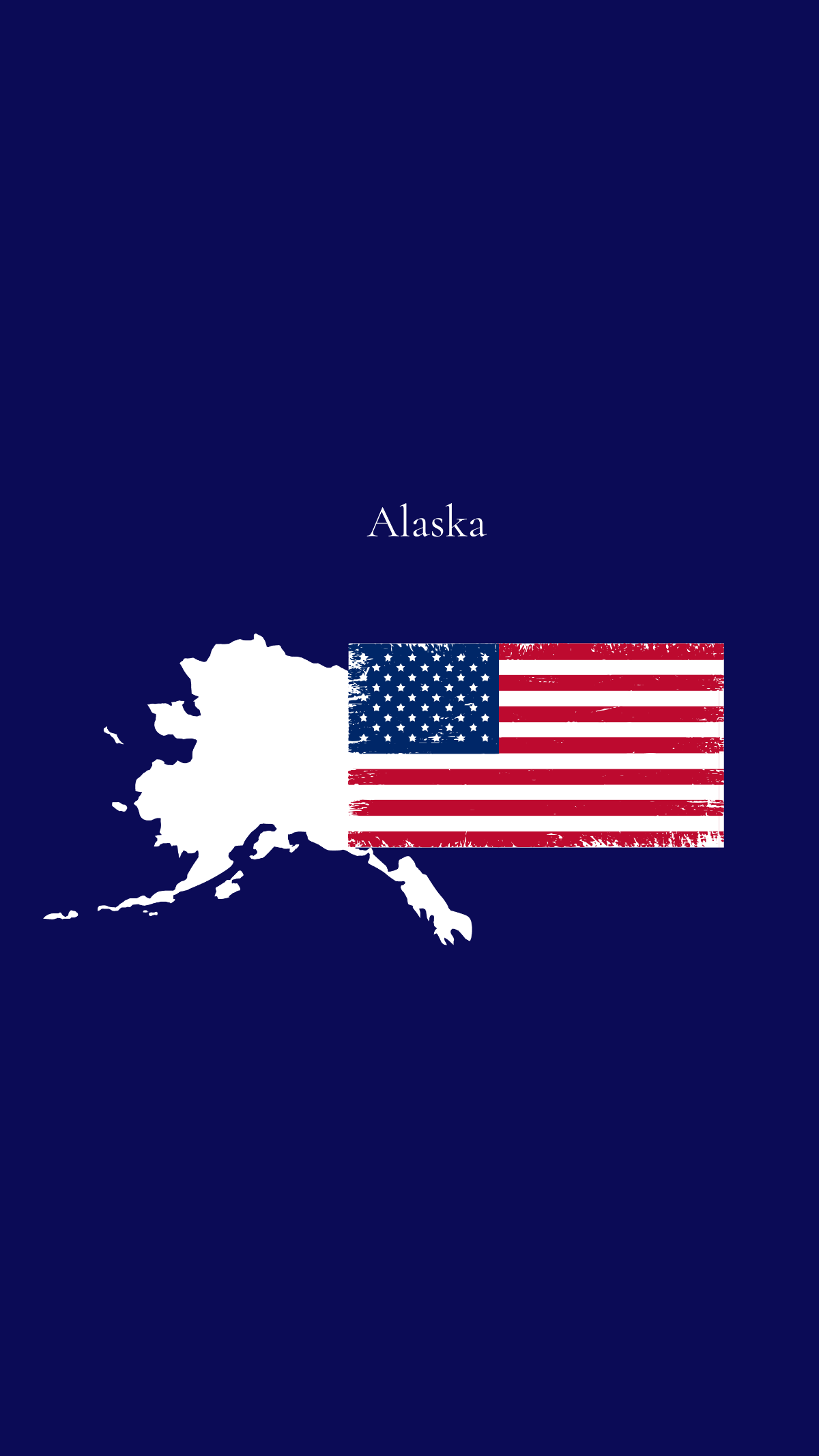 Free Alaska Day iPhone Background Template