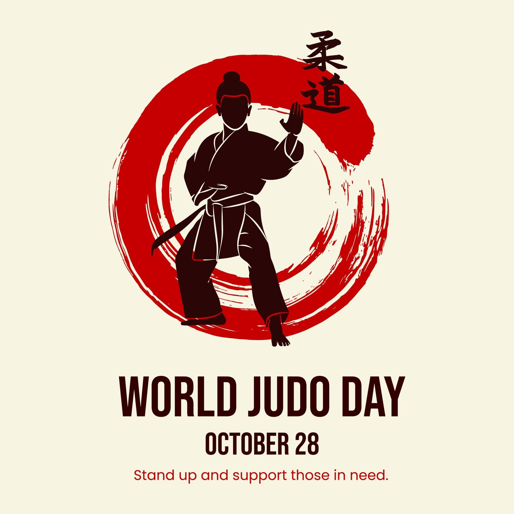 World Judo Day FB Post in Illustrator, PSD, EPS, SVG, JPG, PNG