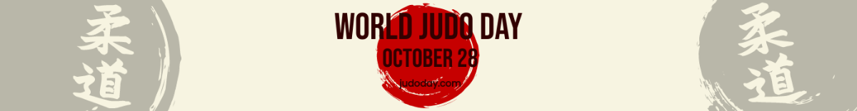 World Judo Day Website Banner Template