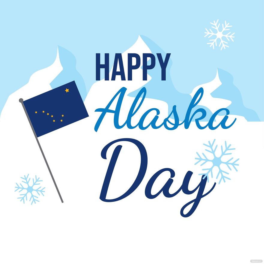 Alaska Day Celebration Vector