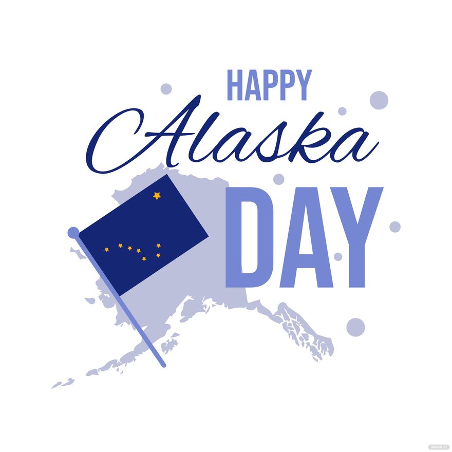 Alaska Day Clipart Vector