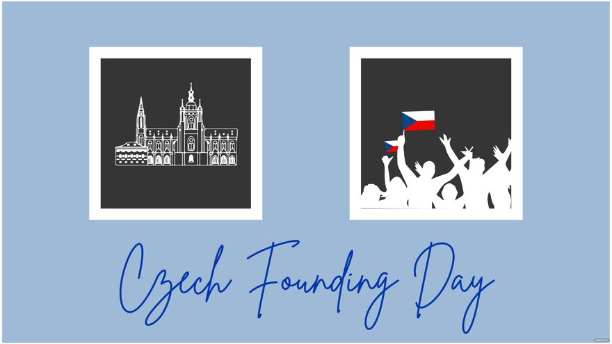 Czech Founding Day Photo Background in PDF, Illustrator, PSD, EPS, SVG, JPG, PNG
