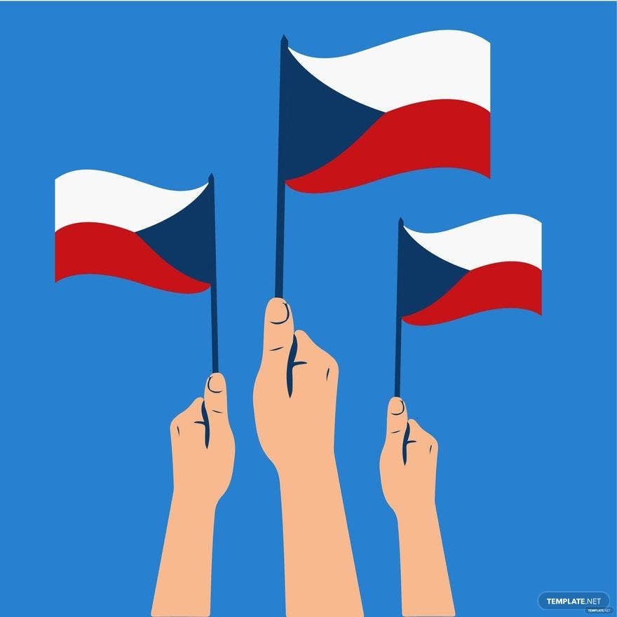 Free Czech Founding Day Celebration Vector