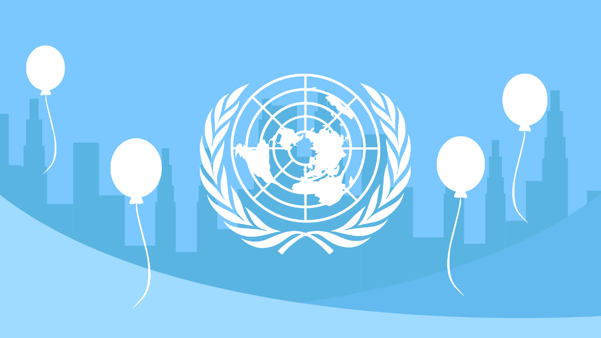 Free United Nations Day Design Background Template