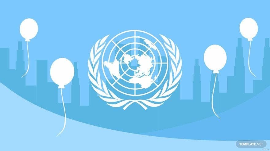Ngày Liên Hợp Quốc được kỷ niệm trên toàn thế giới vào mỗi ngày 24/10 với mục đích giúp nhiều quốc gia hội nhập và trao đổi văn hóa. Thiết kế nền đầy màu sắc của chúng tôi với hình ảnh của Liên Hợp Quốc sẽ giúp bạn cảm thấy tự hào và chào đón ngày quan trọng này.