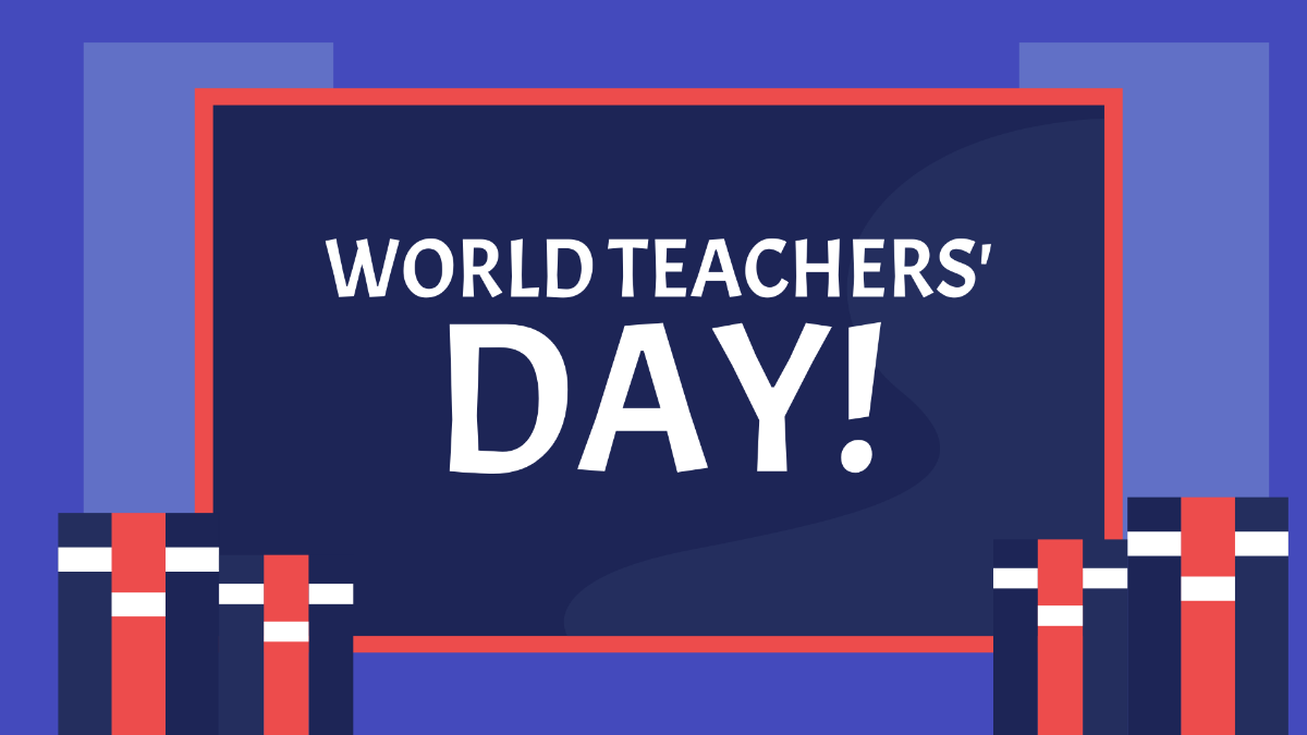 World Teachers’ Day Wallpapers Background Template