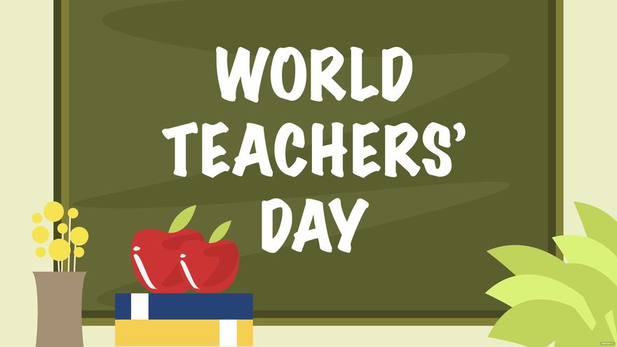 World Teachers’ Day Design Background