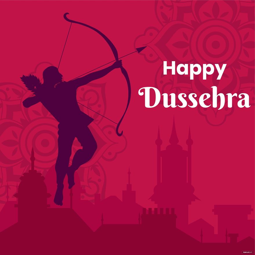 Happy Dussehra Vector