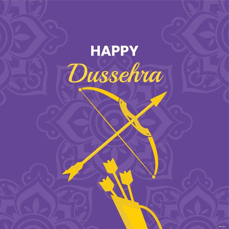 Happy Dussehra Illustration