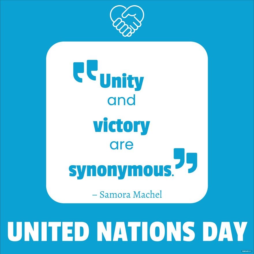 Free United Nations Day Quote Vector in Illustrator, PSD, EPS, SVG, JPG, PNG