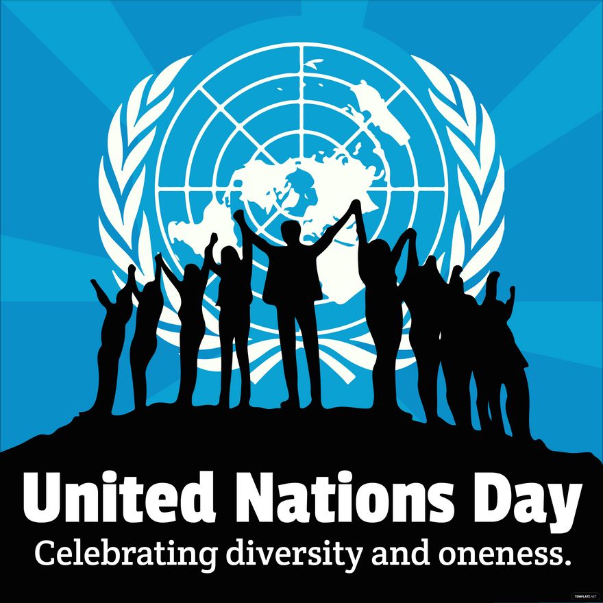 Free United Nations Day Flyer Vector in Illustrator, PSD, EPS, SVG, JPG, PNG