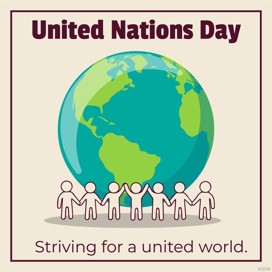 United Nations Day Poster Vector in Illustrator, PSD, EPS, SVG, JPG, PNG