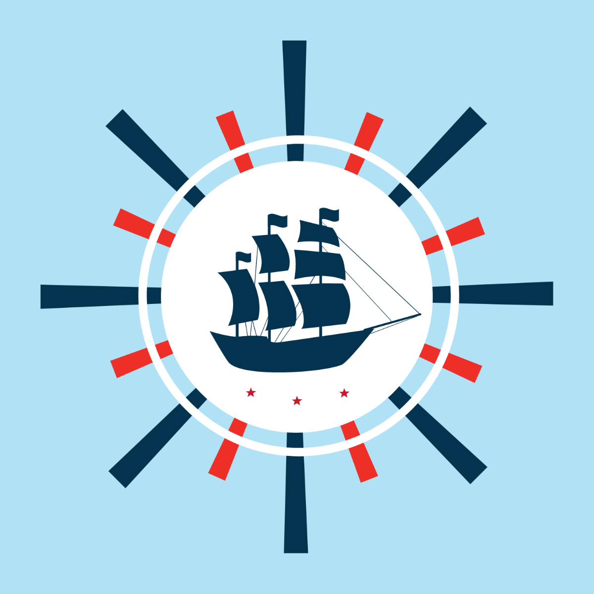 Columbus Day Vector Template