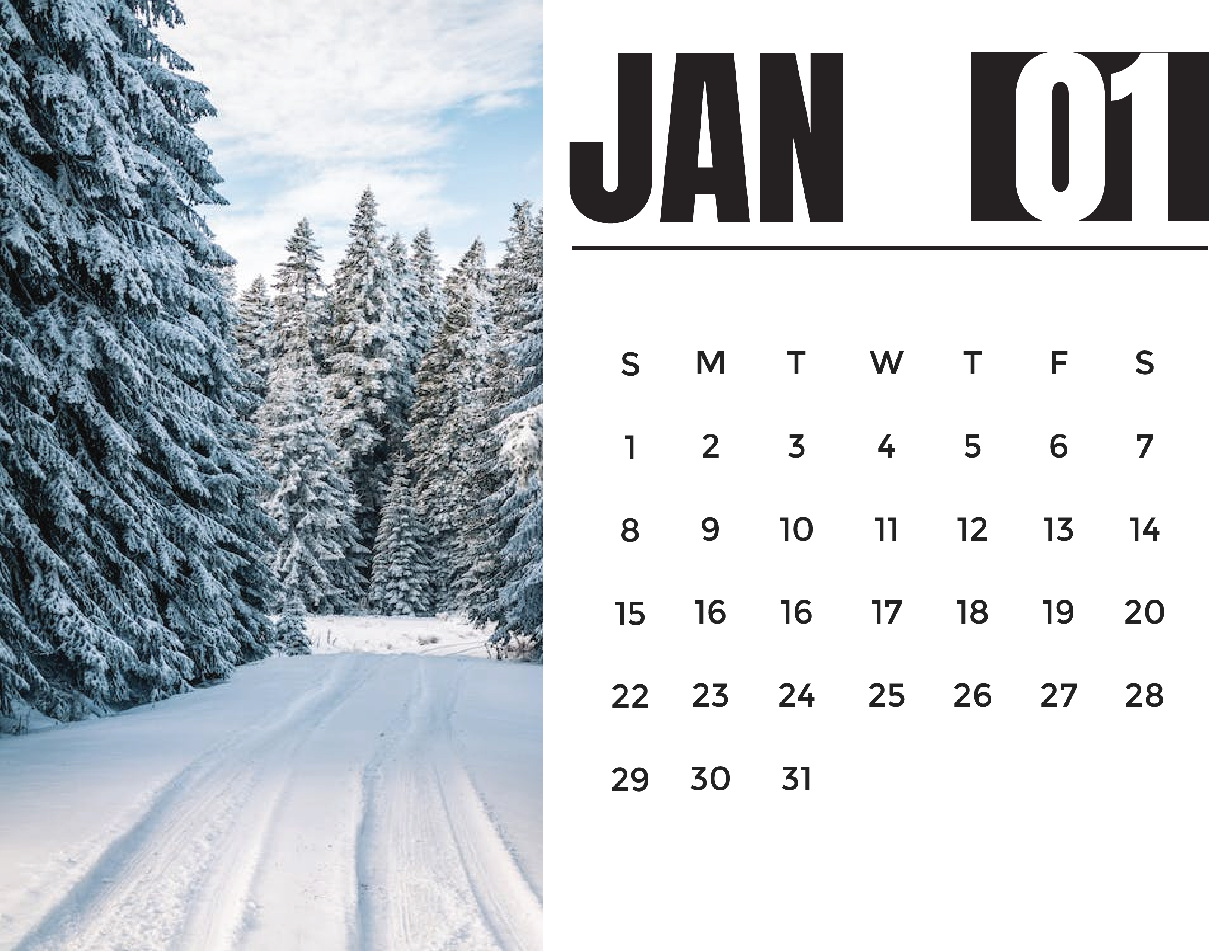 Free 2023 Photo Calendar Template to Edit Online
