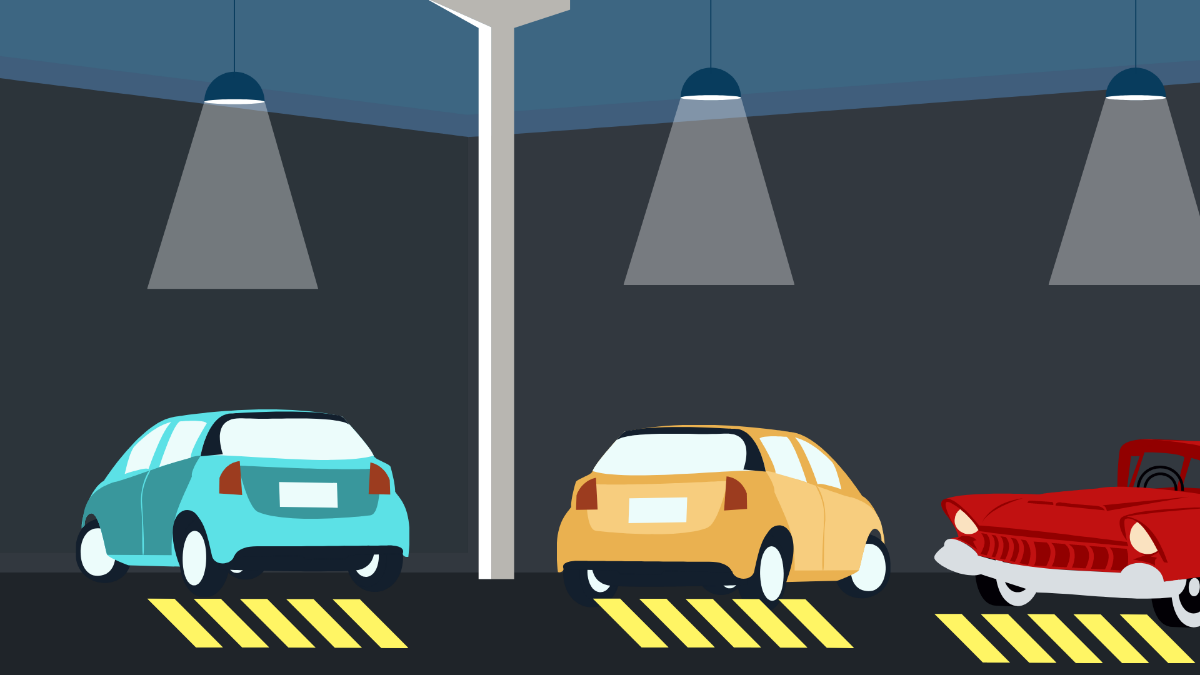 Free Car Parking Background Template