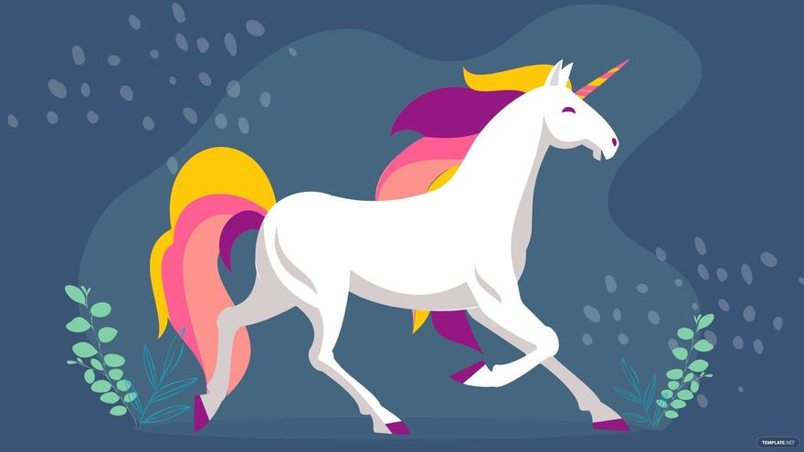 Real Unicorn Background in Illustrator, EPS, SVG, JPG, PNG