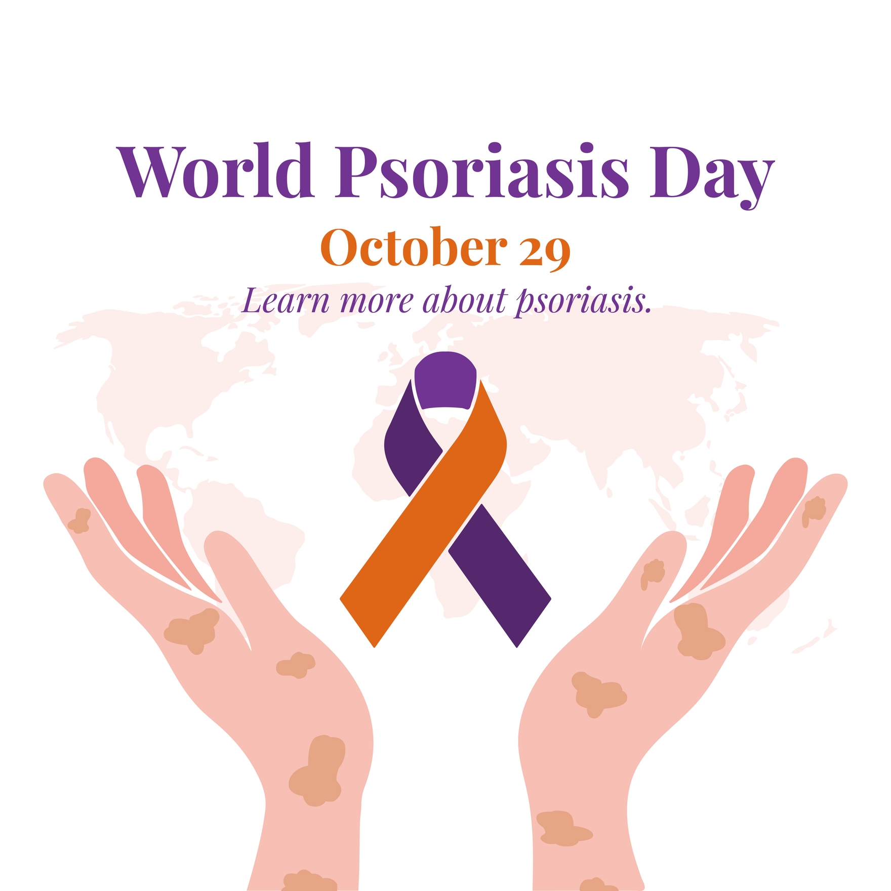 Free World Psoriasis Day Instagram Post in Illustrator, PSD, EPS, SVG, JPG, PNG