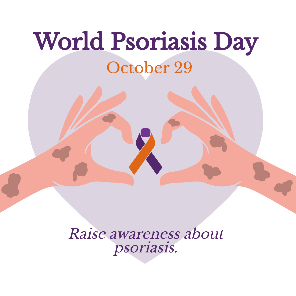 World Psoriasis Day FB Post Template