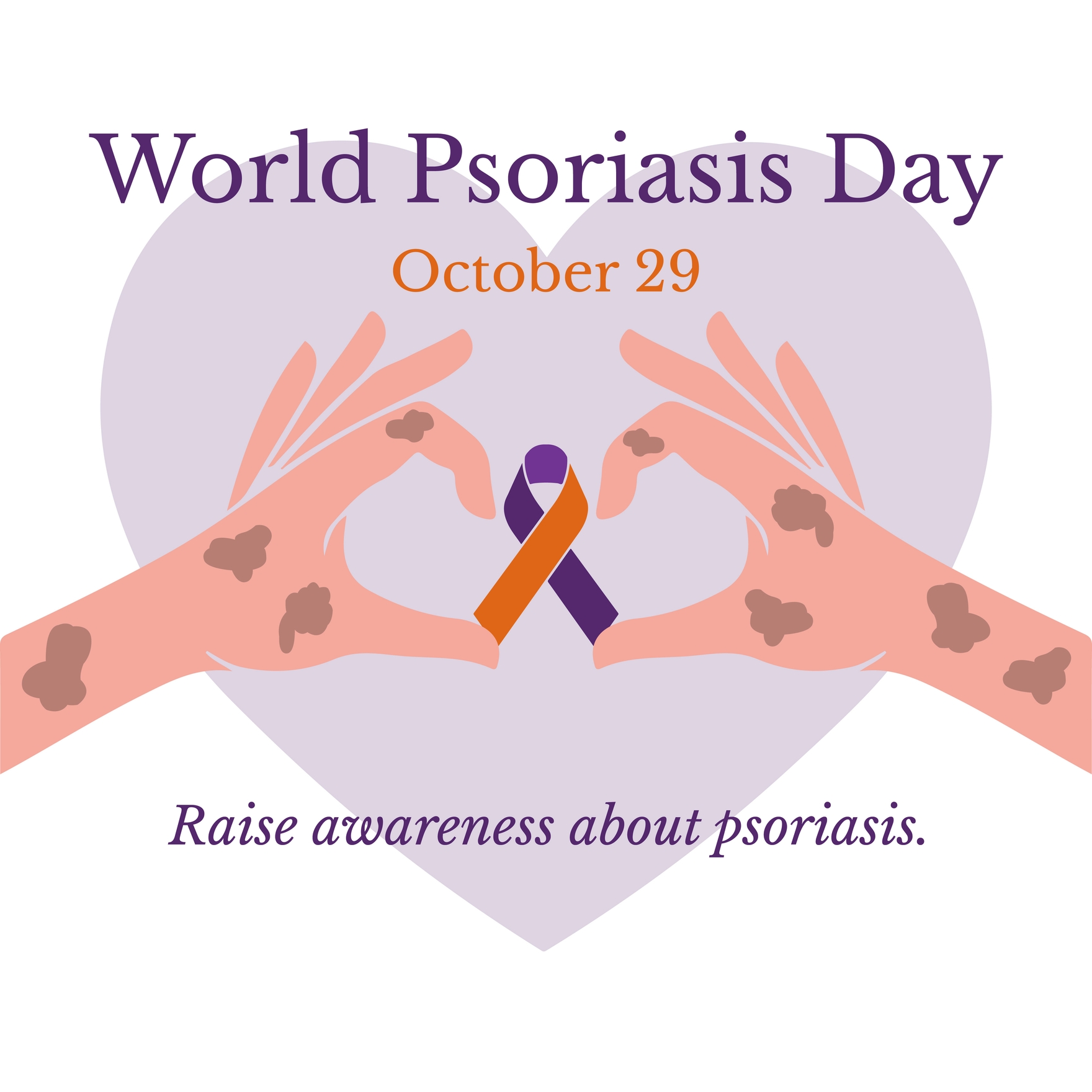 World Psoriasis Day FB Post in Illustrator, PSD, EPS, SVG, JPG, PNG