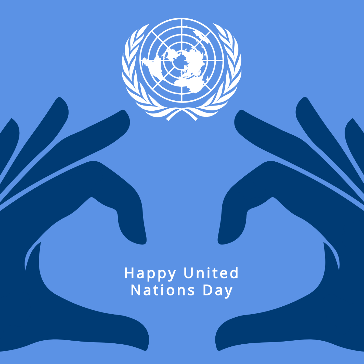 Free Happy United Nations Day Vector Template
