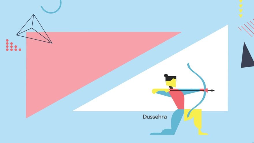 Free Dussehra Abstract Background in PDF, Illustrator, PSD, EPS, SVG, JPG, PNG
