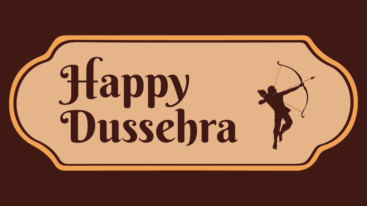 Dussehra Day Background Template