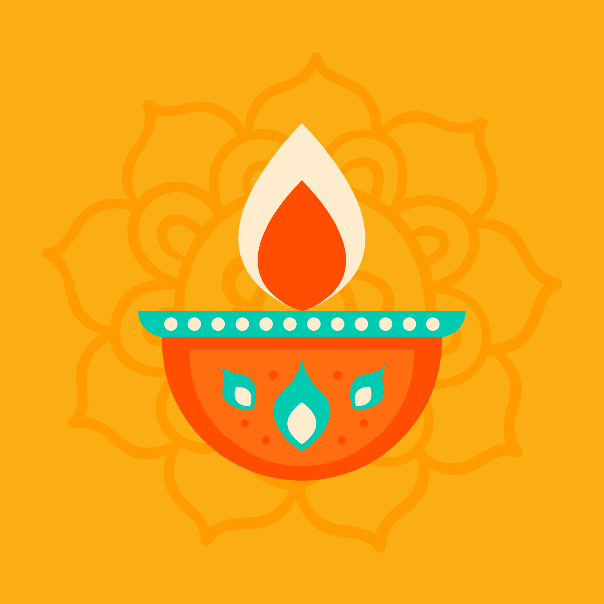 Diwali Graphic Vector Template