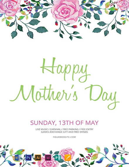 800 Free Flyer Templates Ready Made Template Free Mother S Day Flyer Template