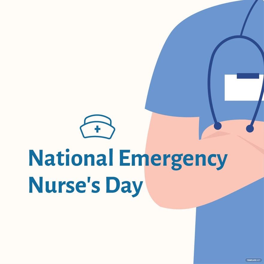 National Emergency Nurse's Day Illustration