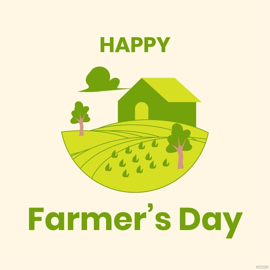 Happy Farmers Day Vector