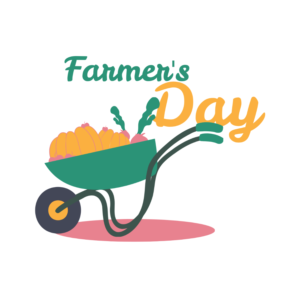 Farmers Day Illustration Template
