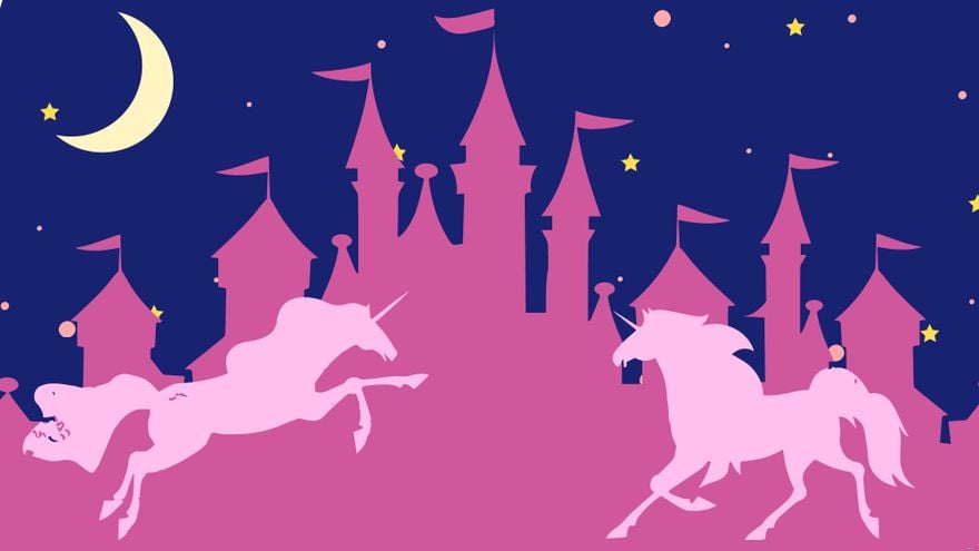 Free Unicorn Virtual Background